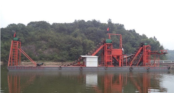 青州市启航疏浚机械设备有限公司大型链斗式挖砂船是如何工作的效率怎么样